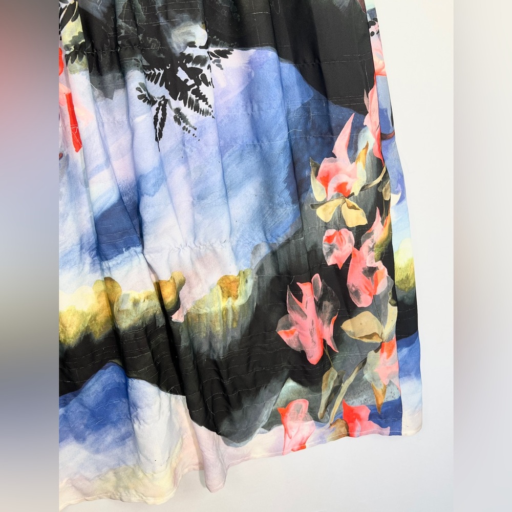 NWT Anthropologie Corey Lynn Calter Daybreak Dress Watercolor - Read - Picture 5 of 11